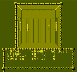 Advanced Dungeons & Dragons: Pool of Radiance screenshot 4 for Famicom